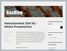 Tablet Screenshot of baublog.haeselich.de